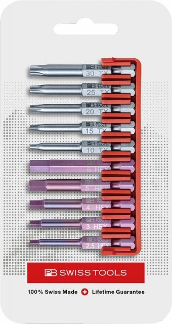PBスイスツールズ1/4”Hex段付きビットセット【10本組】E6.704CN(PB SWISS TOOLS)