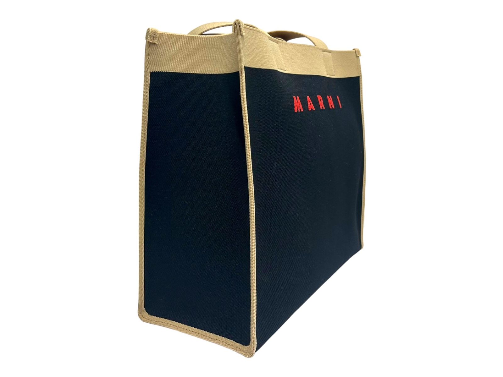 MARNI (マルニ) トートバッグ ジャガード SHMQ0045A0 P4547 ZO421 黒 