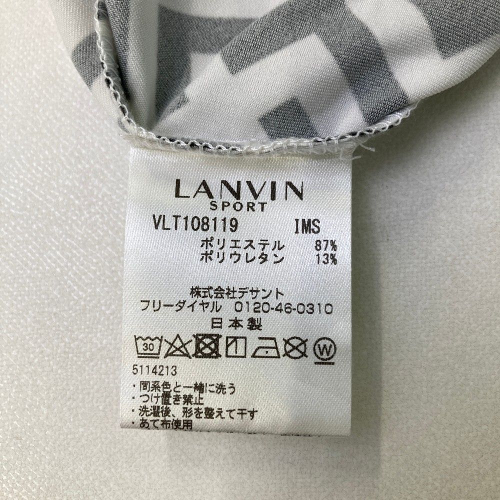 サイズ：38 LANVIN SPORT ランバン スポール ハーフジップ 長袖Tシャツ