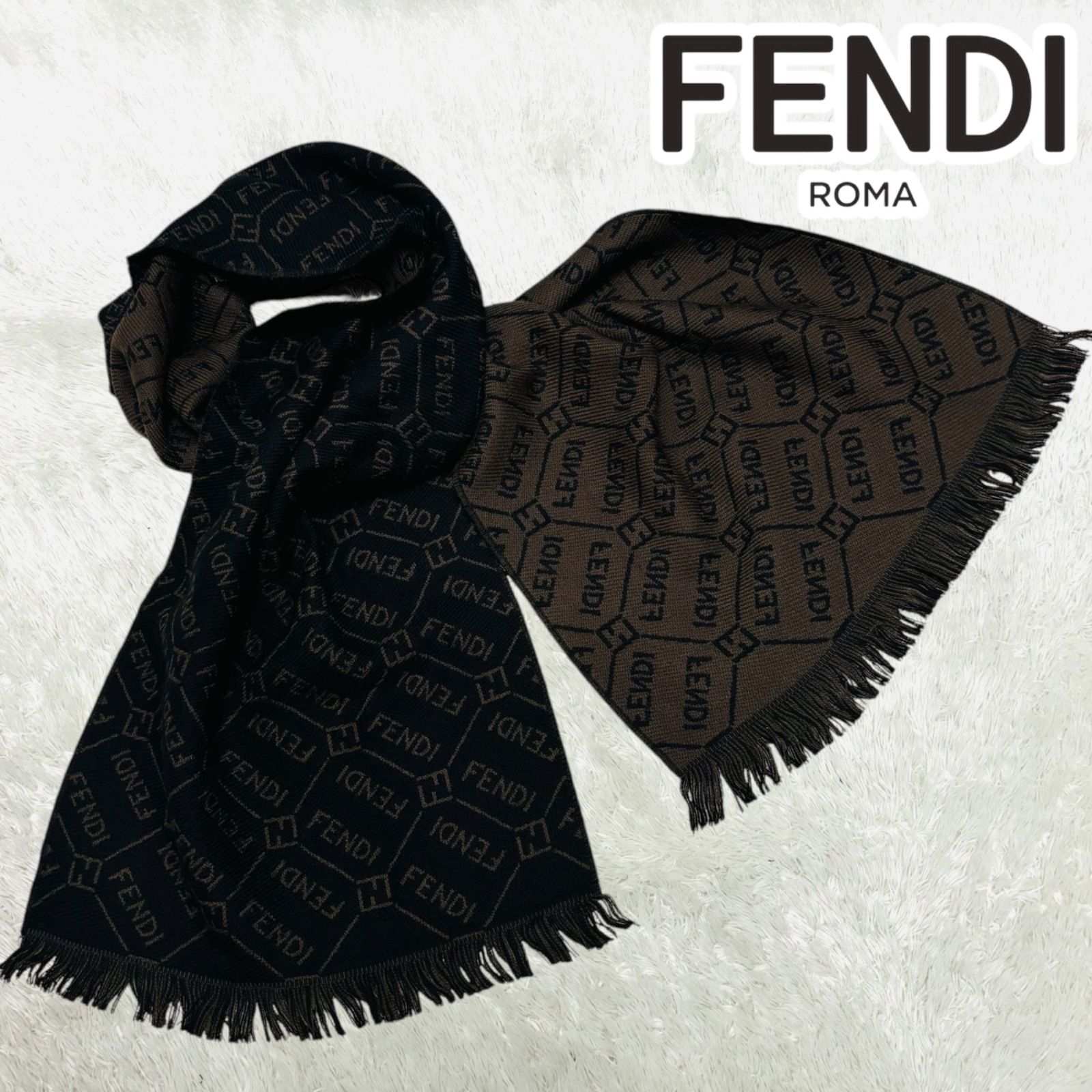 FENDI ズッカ柄 マフラー ぶ厚 男女兼用 イタリア製 売買されたオークション情報 落札价格 【au payマーケット】の商品情報をアーカイブ公開