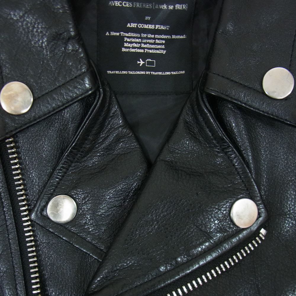 art comes first ダブルライダースジャケット ART COMES FIRST ダブルライダースジャケット 34/XS - メルカリ