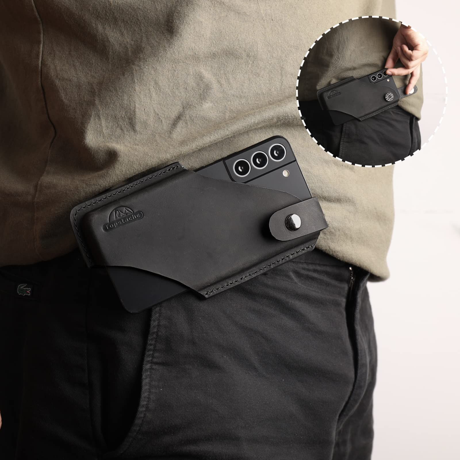 コルトM1851ネイビー用左利きレザーホルスター No.824 コルトM1851ネイビー用左利きレザーホルスター No.824