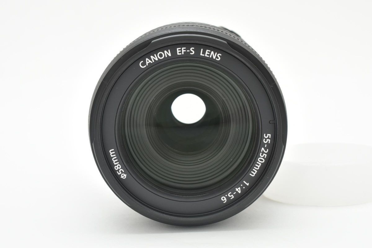 極上品 Canon EF-S 55-250mm F4-5.6 IS 元箱付き AA4012#67