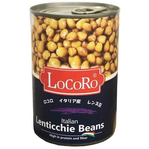 5営業日で発送 イタリア産 ロコロ レンティル レンズ豆 Lentils 400gx24缶 入数 3
