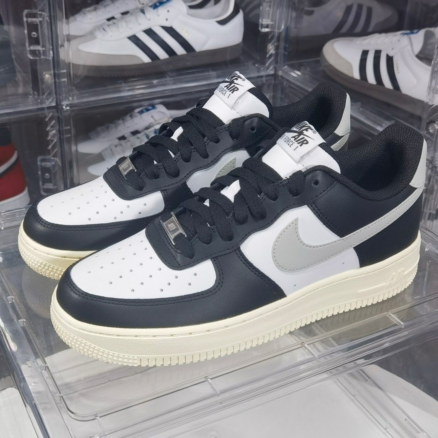 新品 Nike AIR FORCE 1 low BLACK/WHITE/GREY 男女兼用 22.5cm-28cm FQ6848-101 スニーカー