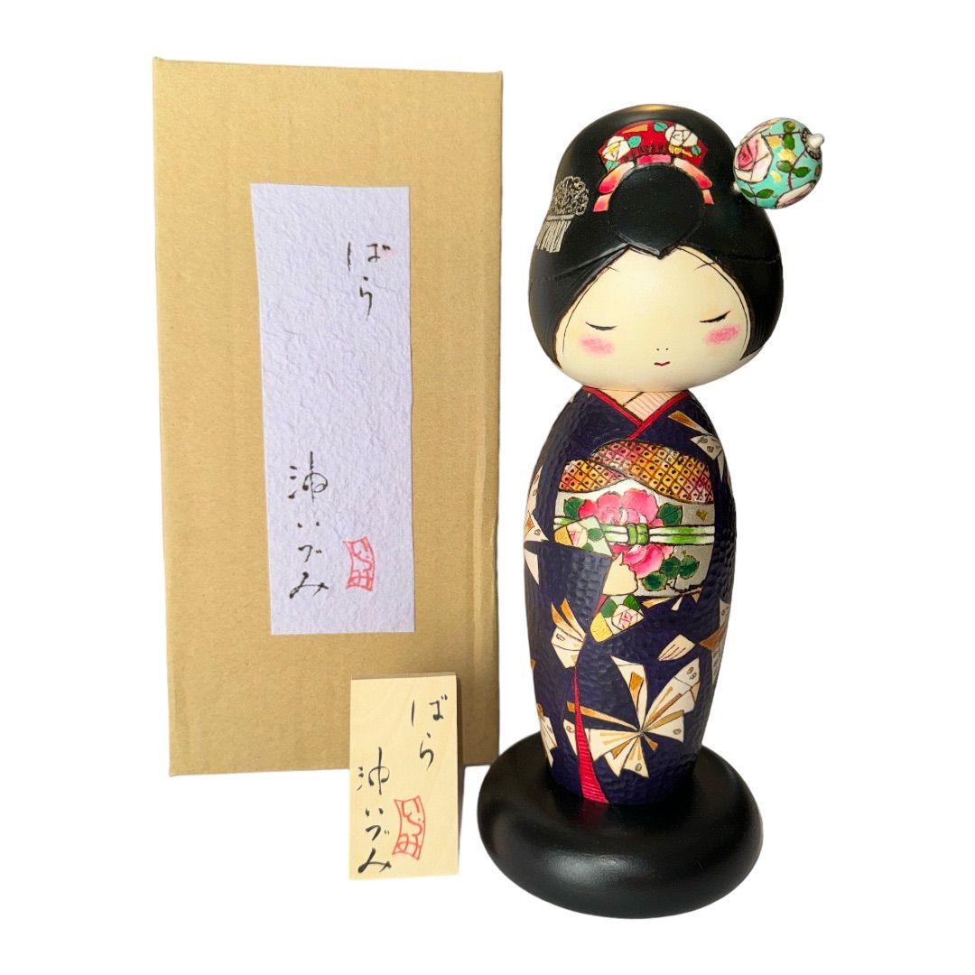 創作こけし 沖いづみ 【 ばらBara 】 Kokeshi Doll - メルカリ