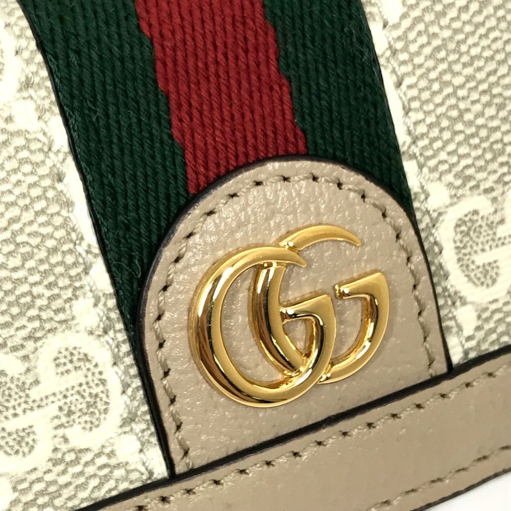 GUCCI オフィディア ホワイト ミニウォレット 折り財布 - 折り財布