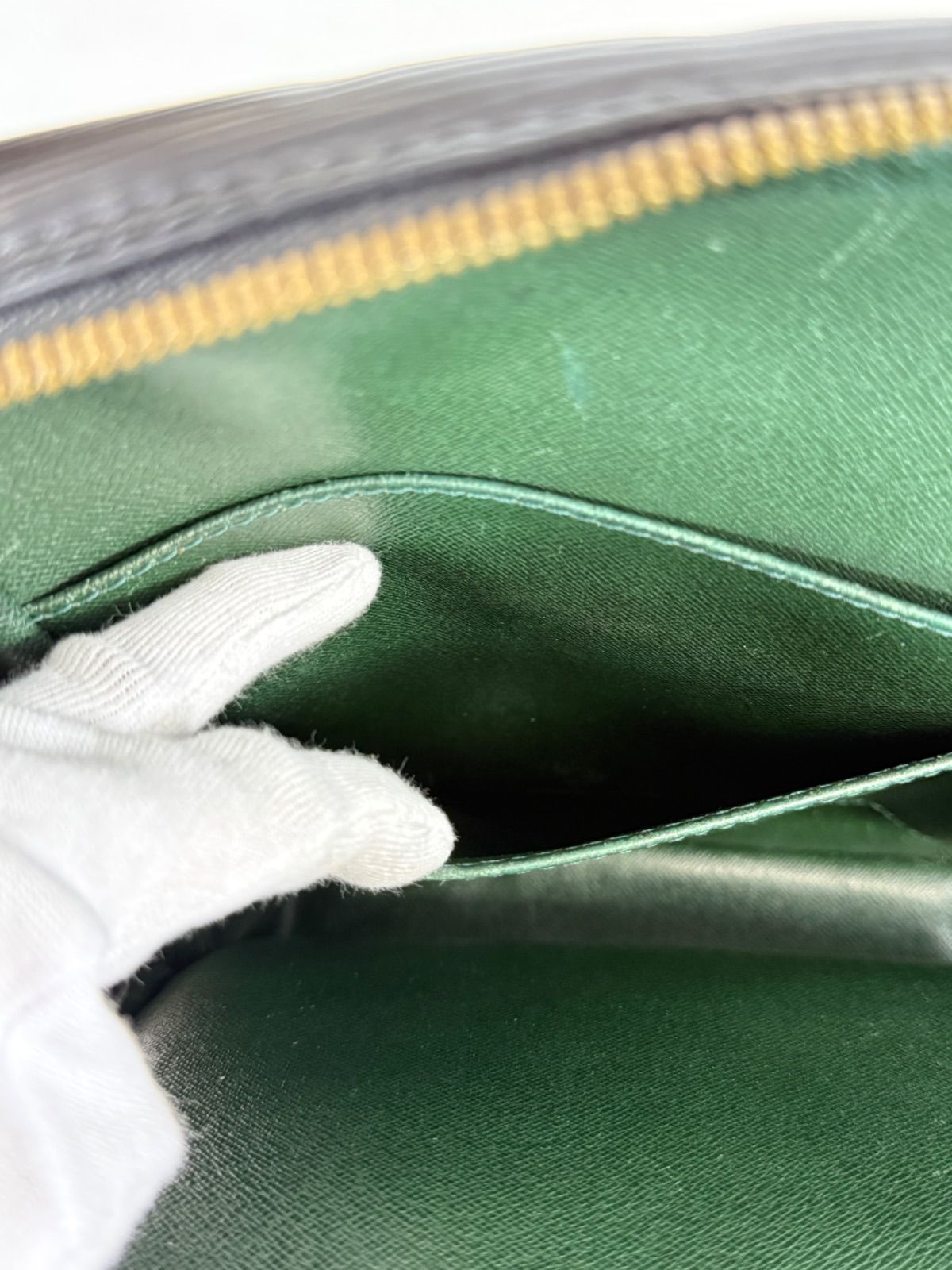 鑑定済み ルイヴィトン ヴォワヤージュ ビジネスバッグ エピ レザー