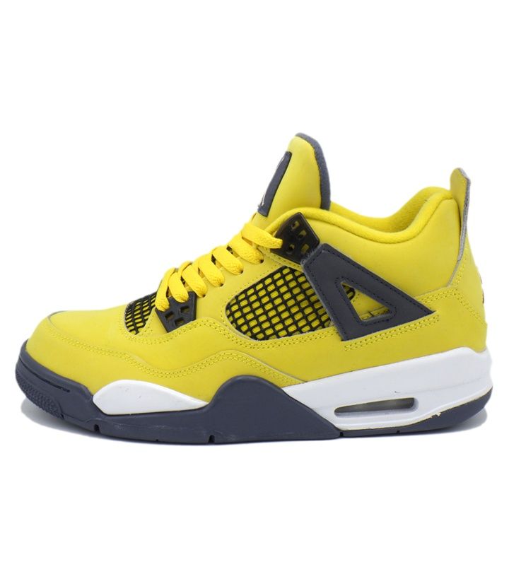 ナイキ NIKE 【 GS AIR JORDAN 4 Tour Yellow 408452 700 】 GS