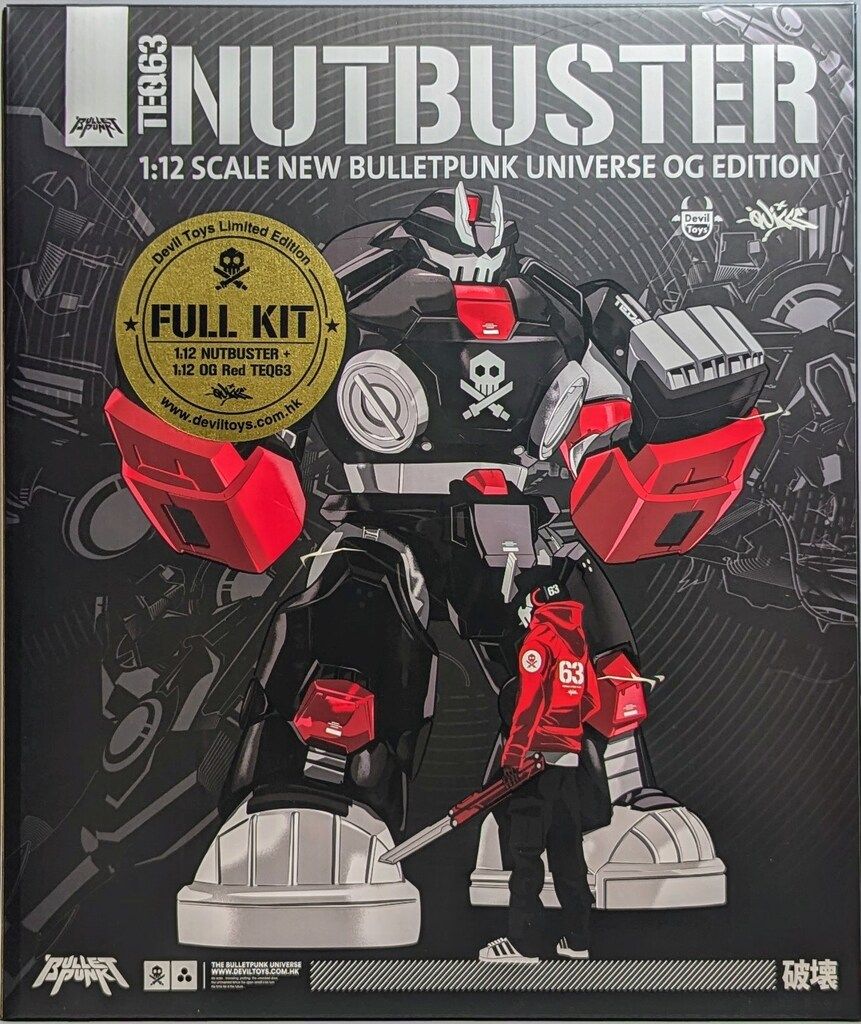 DEVIL TOYS Quiccs x Devil Toys NUTBUSTER - OG RED TEQ63 1|12スケール