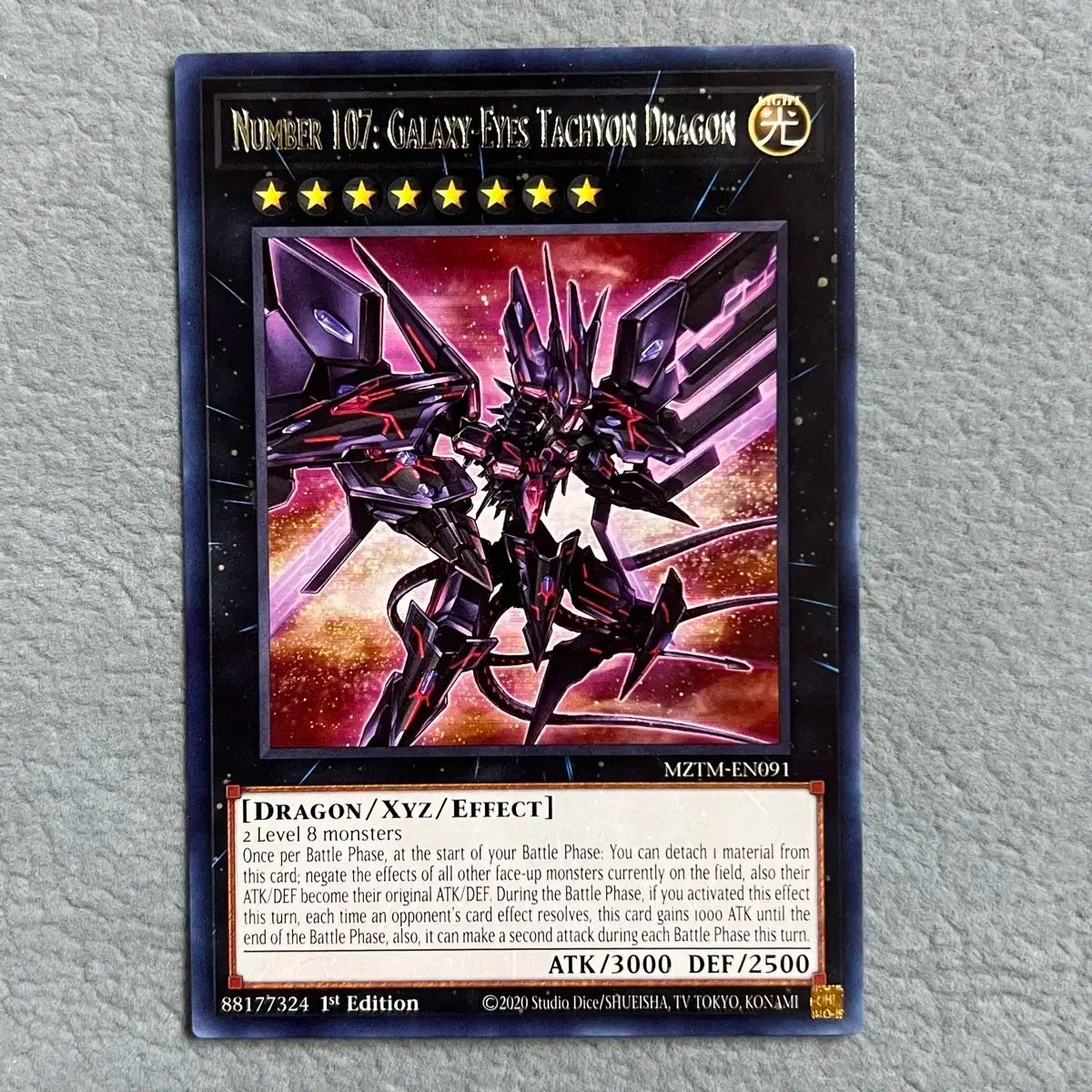 No.107 ギャラクシー・アイズタキオン・ドラゴン　20th No107銀河眼の時空竜【20thシークレット】{20CP-JPS06