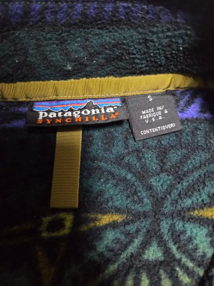 S パタゴニア Synchilla シンチラ aztec アズテック USA 90