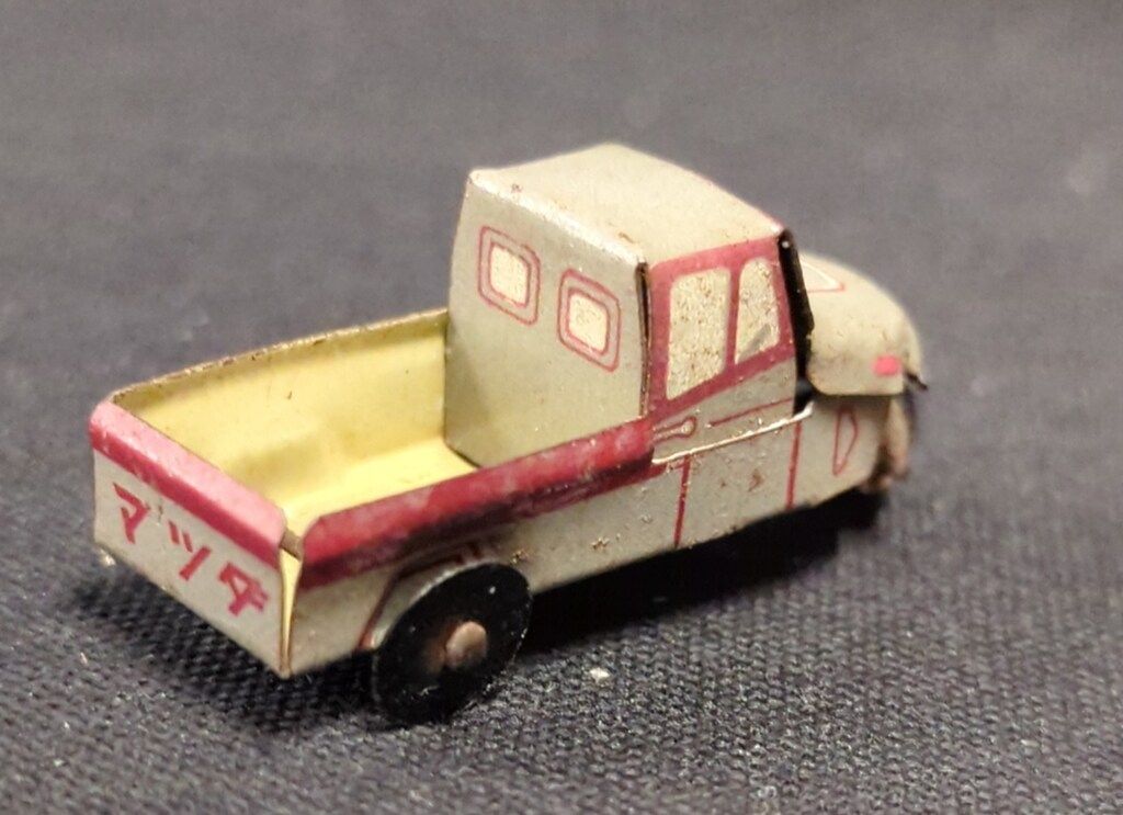 昭和30年代 グリコ マツダ オート三輪 ブリキ おまけ 昭和 レトロ 食玩