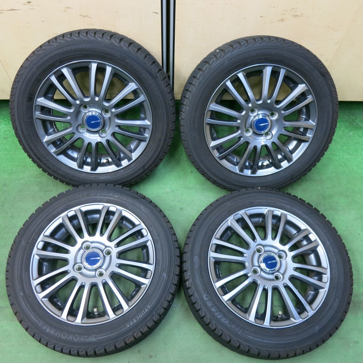 バリ溝！21年！キレイ！9.5分以上☆スタッドレス 155/65R14 ヨコハマ 