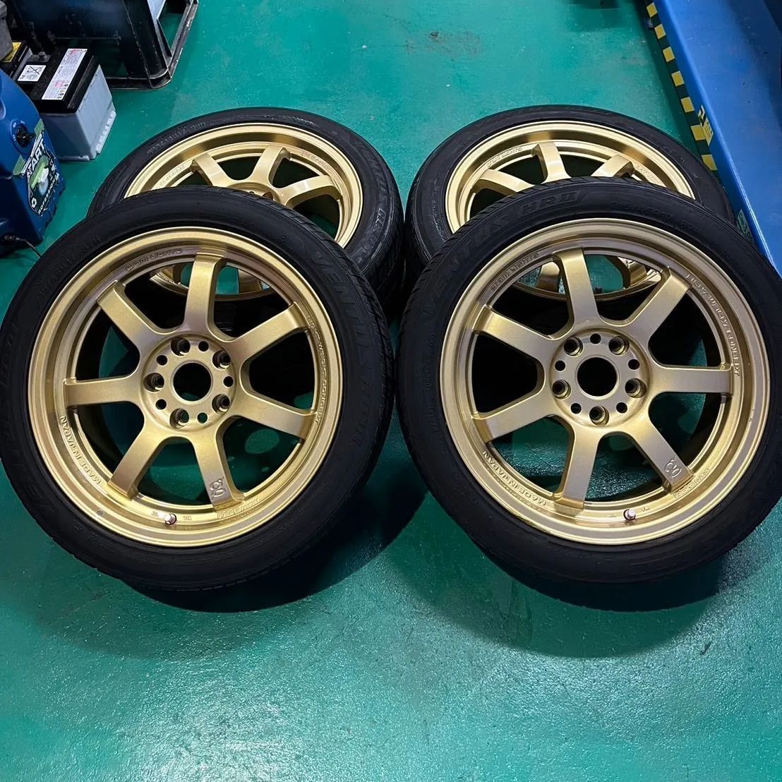 レイズ グラムライツ 57S 17インチアルミホイール 4本セット 美品 