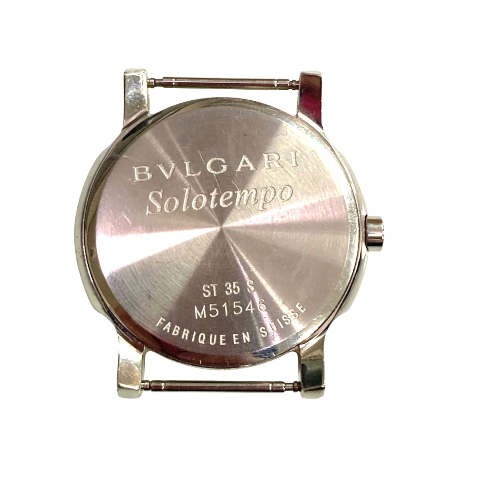 BVLGARI ブルガリ ST35S ソロテンポ 黒文字盤 メンズ 時計