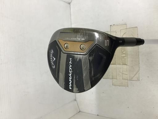 【中古】キャロウェイ PARADYM ◆◆◆ フェアウェイウッド 5W 18° 42.25インチ ヘッドカバーあり VANQUISH　FW５ リシャフト品 Cランク 右利き用 Callaway PARADYM  ゴルフクラブ ゴルフドゥ ゴルフ用品 G
