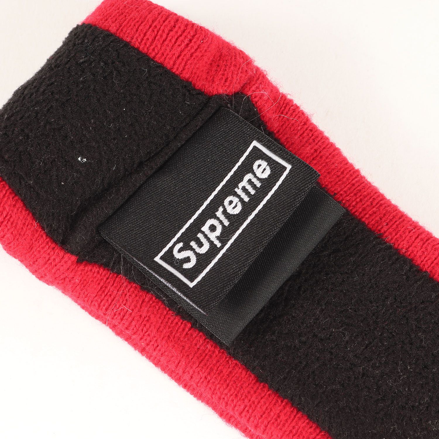 Supreme New Era Big Logo Headband red 赤ニット帽/ビーニー - dgw