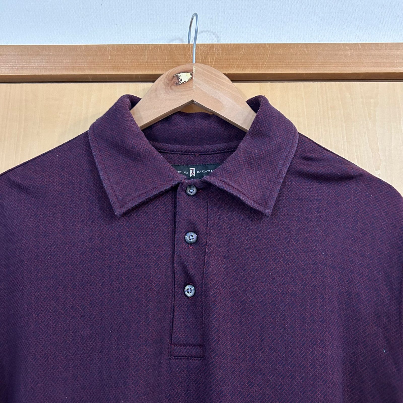 NIKE TIGER WOODS ポロシャツ Mサイズ 紫/黒 2着 TIGER WOODS NIKE ゴルフウエア ポロシャツ サイズ - メルカリ