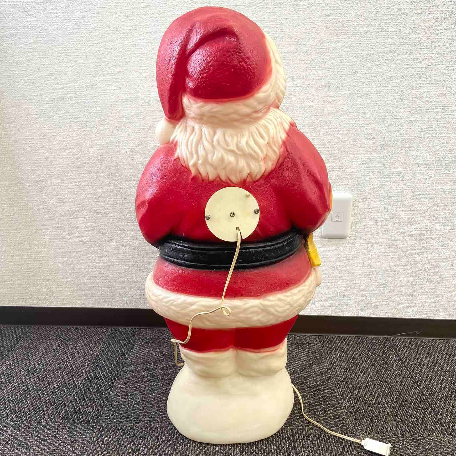 光る サンタクロース クリスマス 置物 ハニー社 光るサンタクロース アンティーク 置物 ハニー社 1993 Y809