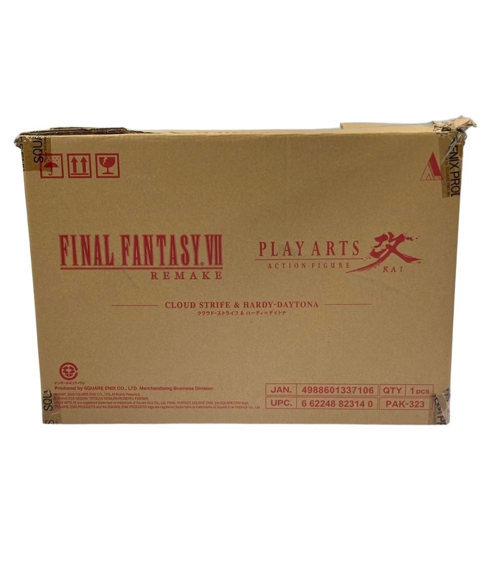 美品 PLAY ARTS改 フィギュア ファイナルファンタジー7リメイク クラウド・ストライフ&ハーディ＝デイトナ スクウェアエニックス