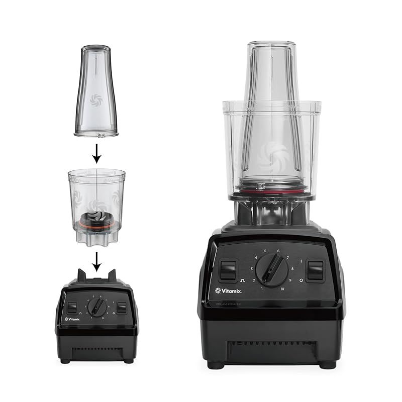 公式 Vitamix パーソナルカップアダプタ ブレンディングカップ 600ml × 2個付き E310 TNC Pro用 0