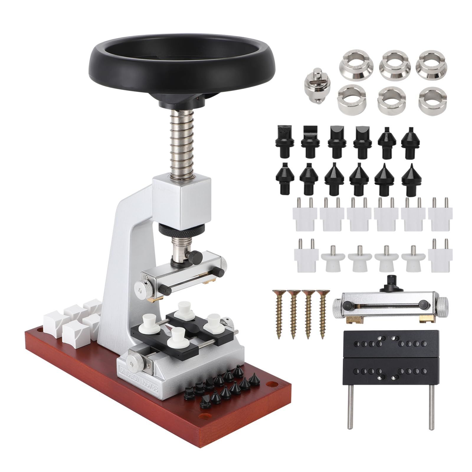 時計 オープナー 裏蓋、時計ケースオープナー、5700ベンチ腕時計バックオープナー、6つのダイアクセサリー付き時計メーカーの修理、時計製造と開閉用