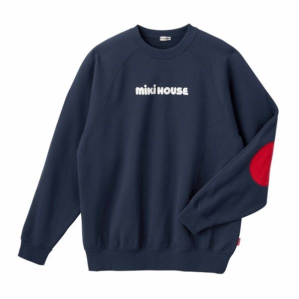 ミキハウス mikihouse バックロゴトレーナー 大人用 スウェット