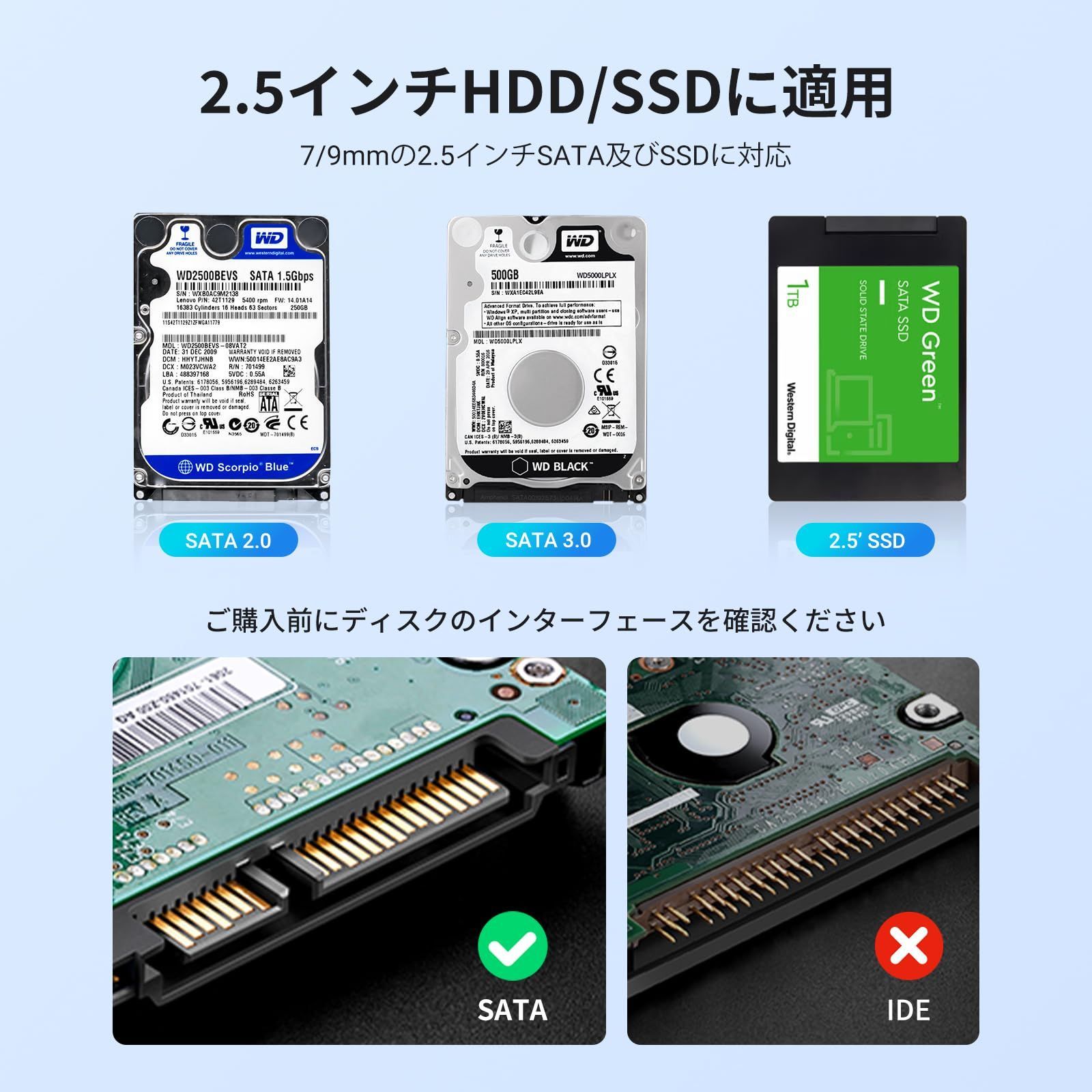 HDD 1TB 2.5インチ 9mm 7mm まとめ売り　18枚 HDD 1TB 2.5インチ 9mm 7mm まとめ売り 18枚