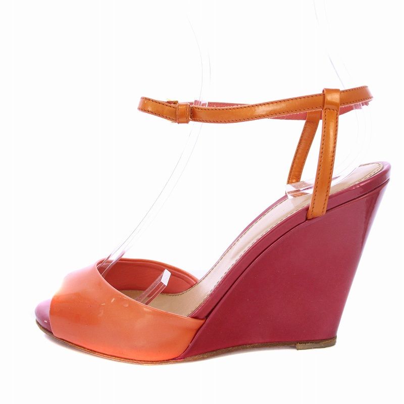 セルジオロッシ☆カーマインレッドSI ROSSI サンダル サンダル レッド ローヒール: 45mm, SI ROSSI - Sandals