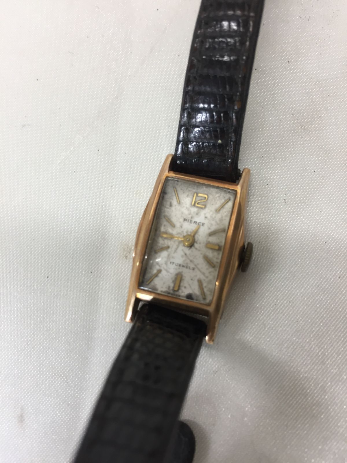 【ジャンク】PIERCE 17JEWELS 18K 0.750 刻印 ピアース 18K PIERCE 0.750 17石 スイス製 ピアース 0 18金 JEWELS π 購入値下げ