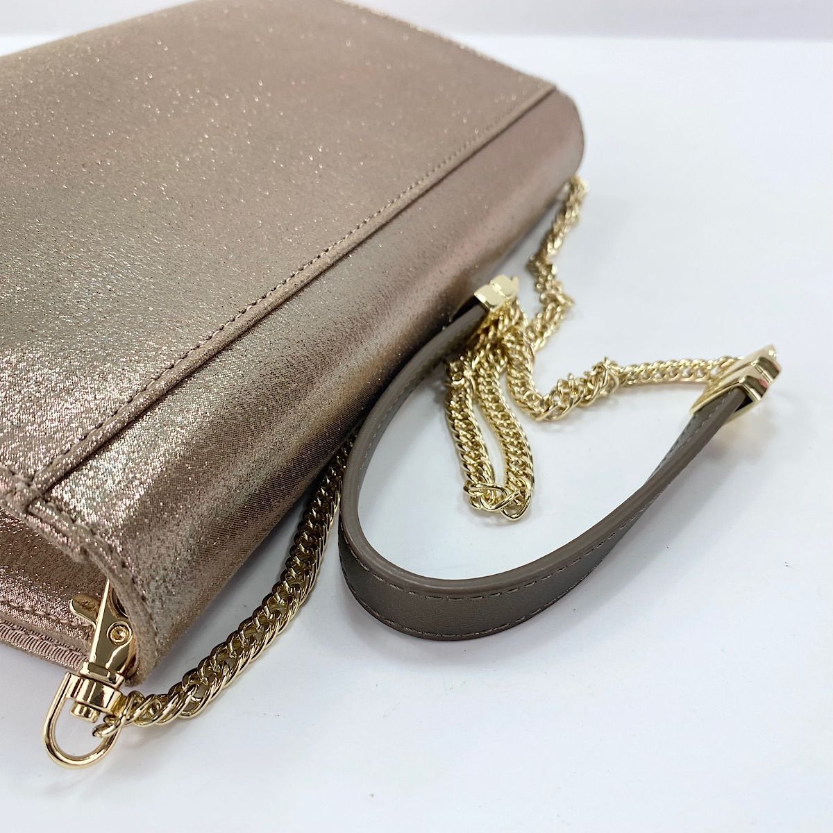 ラグナムーン　LADYシャインクラッチBAG ゴールド LAGUNAMOON LADYシャインクラッチBAG（ゴールド） -ファッション