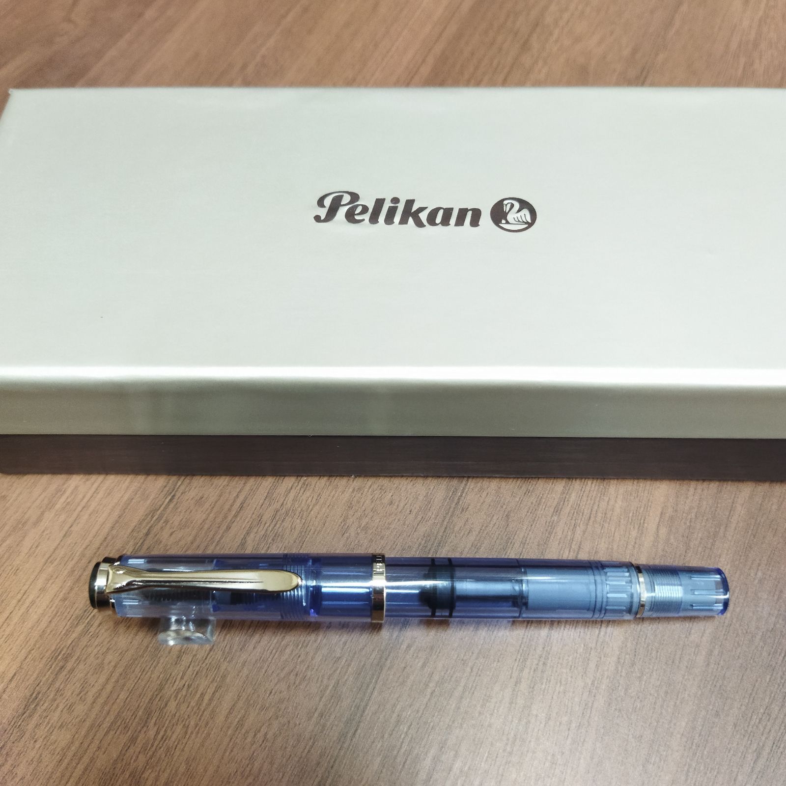 PELIKAN|ペリカン クラッシックM205 デモンストレーター ブルー EF| 細 特別生産品