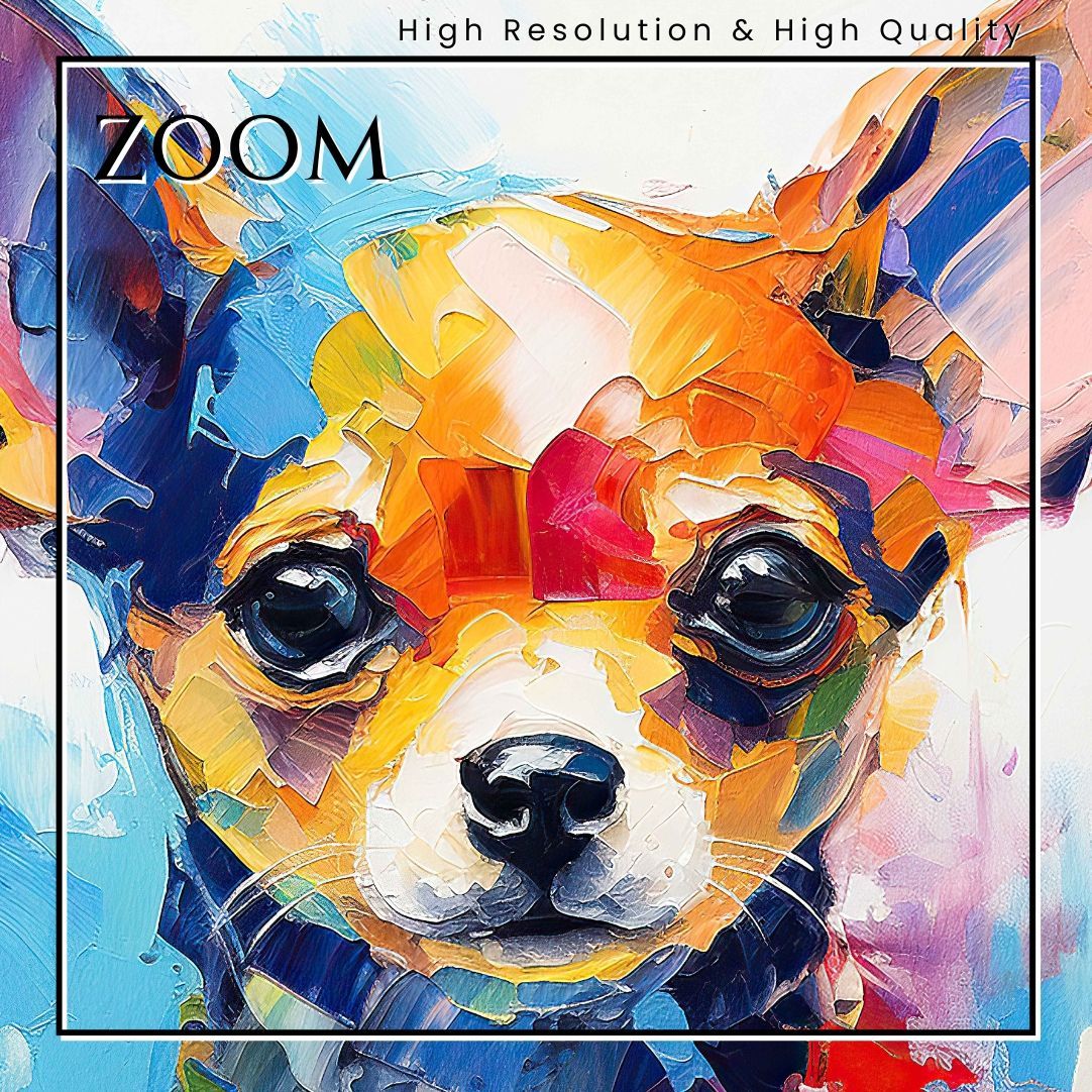犬 dog 絵画 真作 art アート 現代アート 現代絵画 わんこ