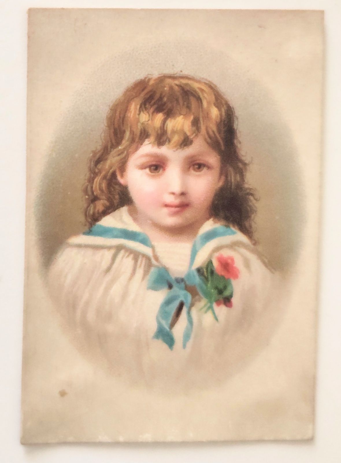 非常に珍しい 1800年代のファッションの子どもたちのクロモ