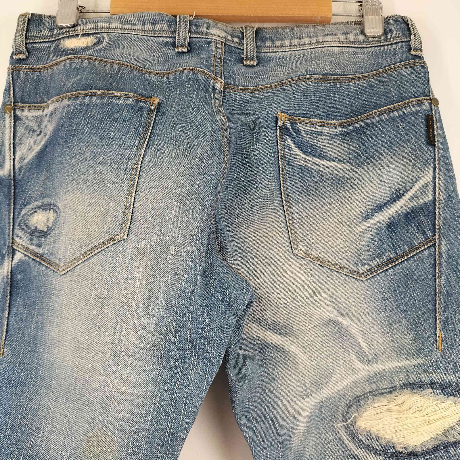 ブラックバレットバイニールバレット BLACKBARRETT by neil barrett リペア加工 デニムパンツ メンズ JPN：3  ブラックバレットバイニールバレット BLACKBARRETT by neil barrett