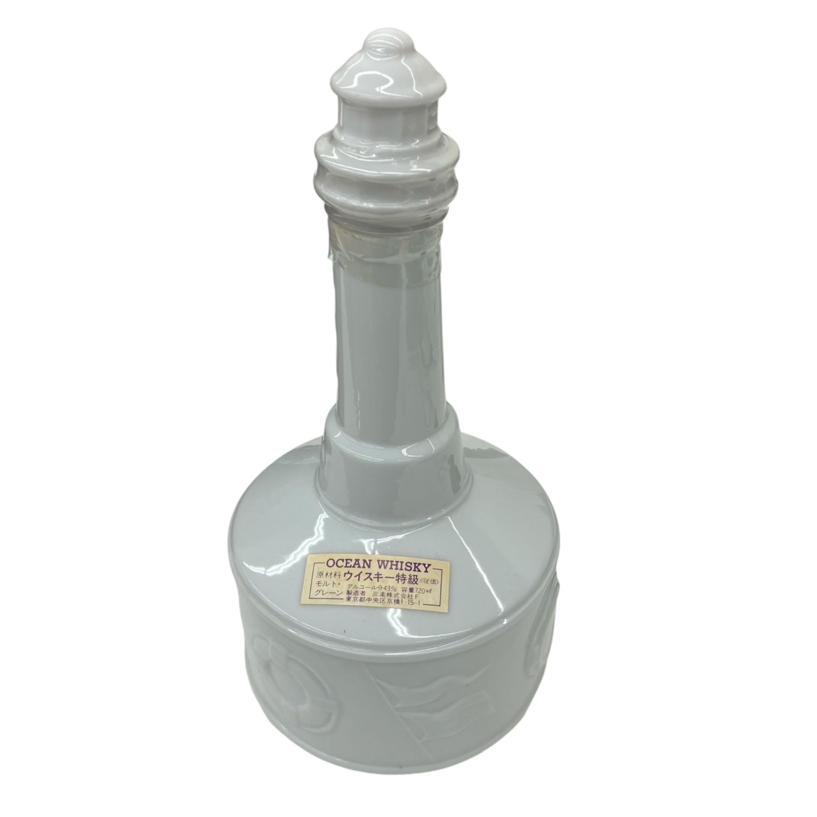 186000 OCEAN WHISKY オーシャンウイスキー 燈台ボトル 720ml ※20歳
