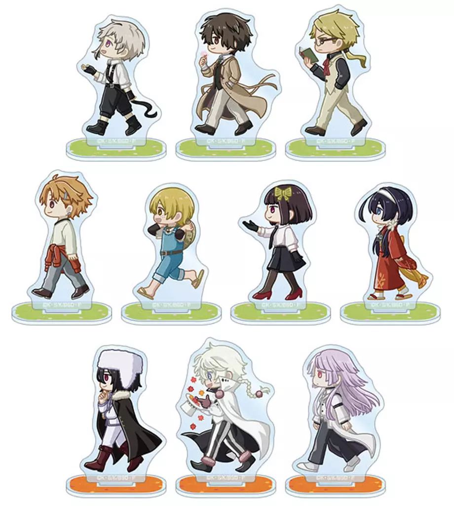 中古】アクリルスタンド・アクリルパネル 全10種セット 「文豪ストレイ