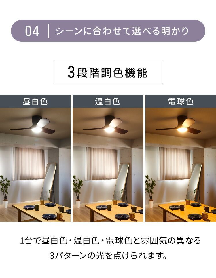 3枚羽 42インチシーリングファン