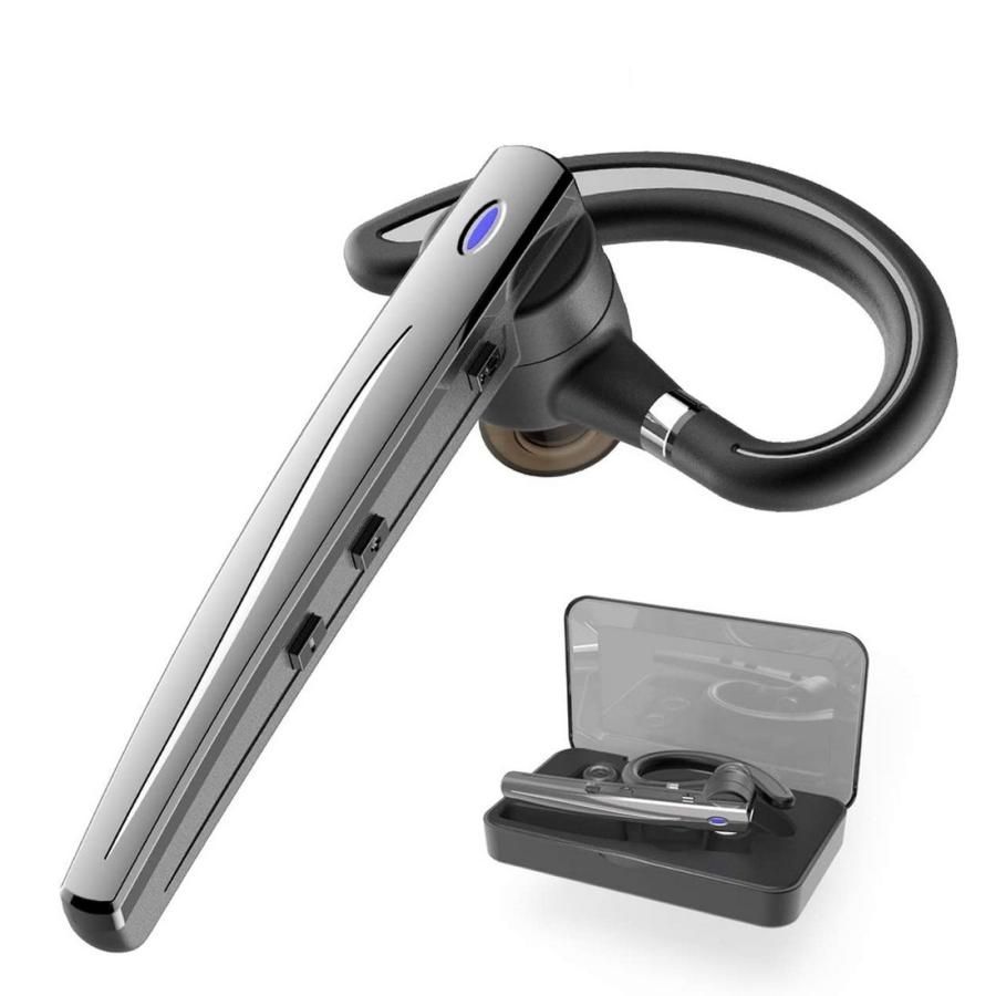 Bluetoothヘッドセット ブラック／ブルー Bluetooth5.0搭載