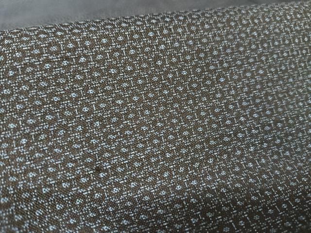 平和屋着物○男性 本場村山大島紬 亀甲文様 正絹 逸品 AABA5037np