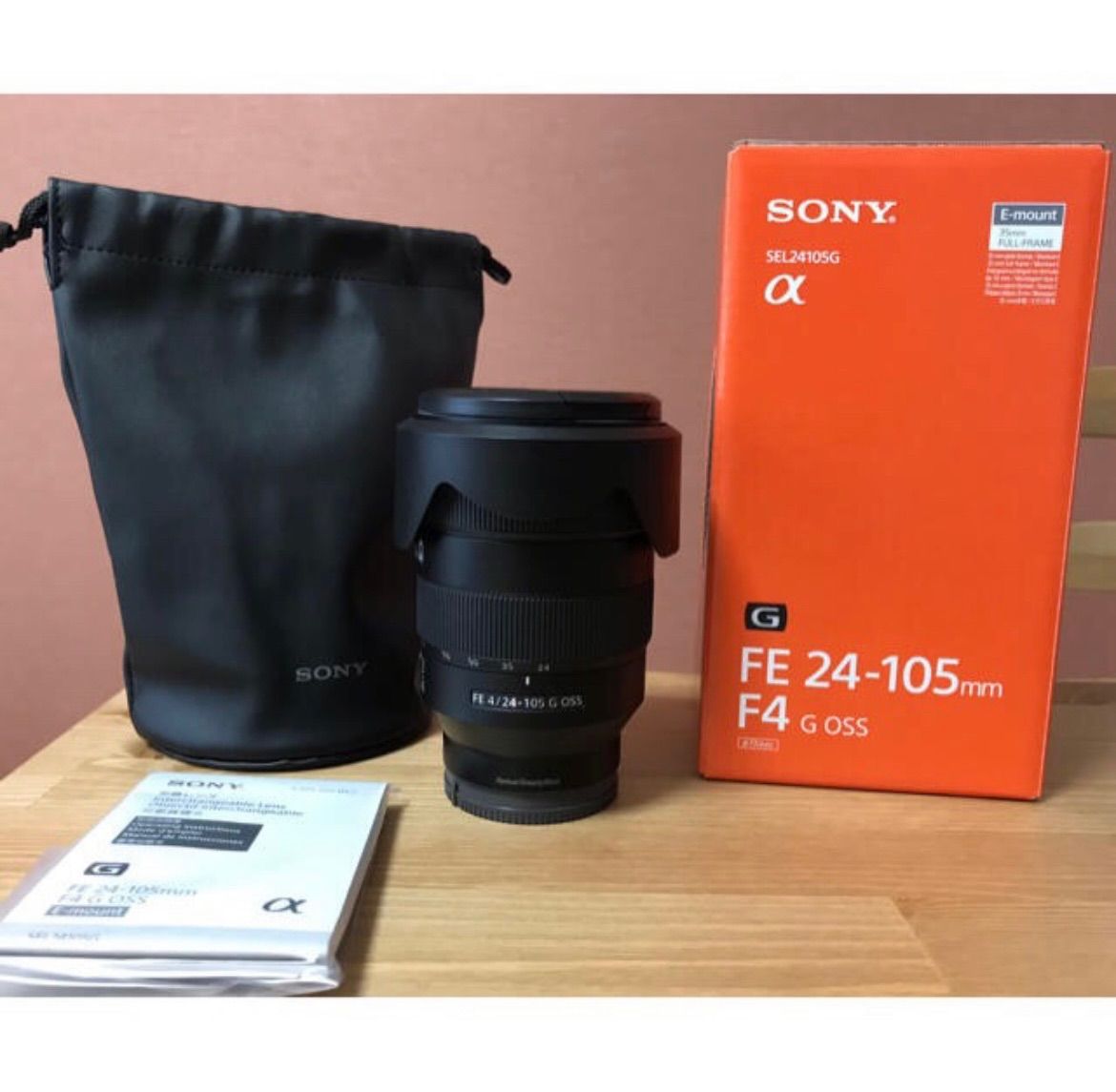 美品】SONY FE 24-105 F4 G OSS レンズフィルター付き - こころ