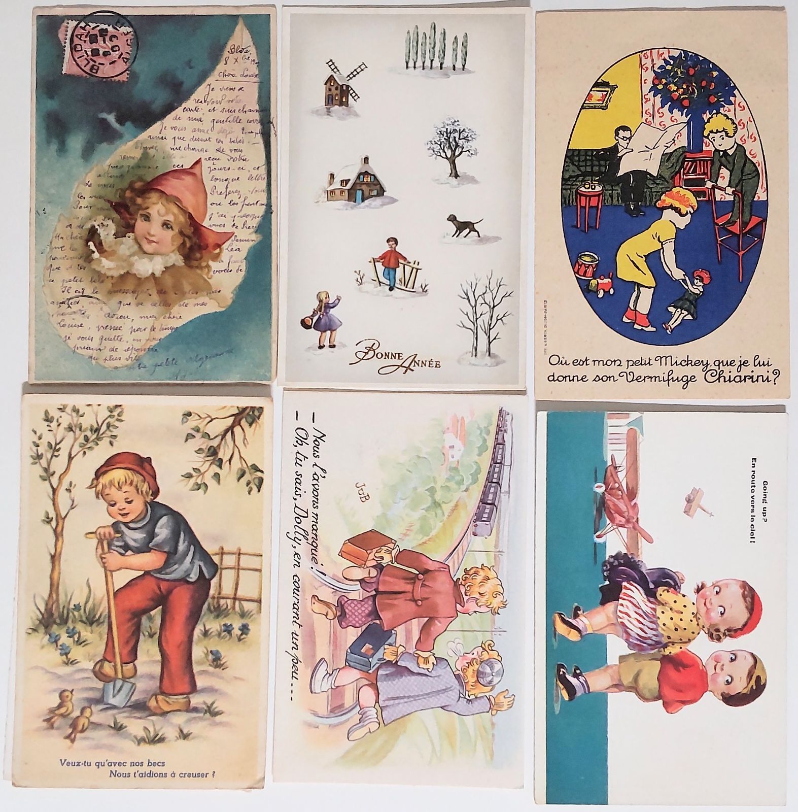 わ*め様 18枚! フランス アンティーク ポストカード ビンテージ まとめ売り 特価品】フランス アンティーク ポストカード まとめ売り