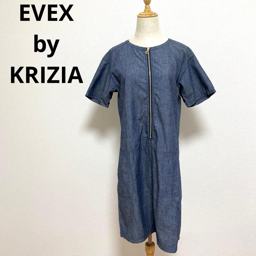 EVEX by KRIZIA エヴェックス クリッツア チュニック 40 デニム - メルカリ