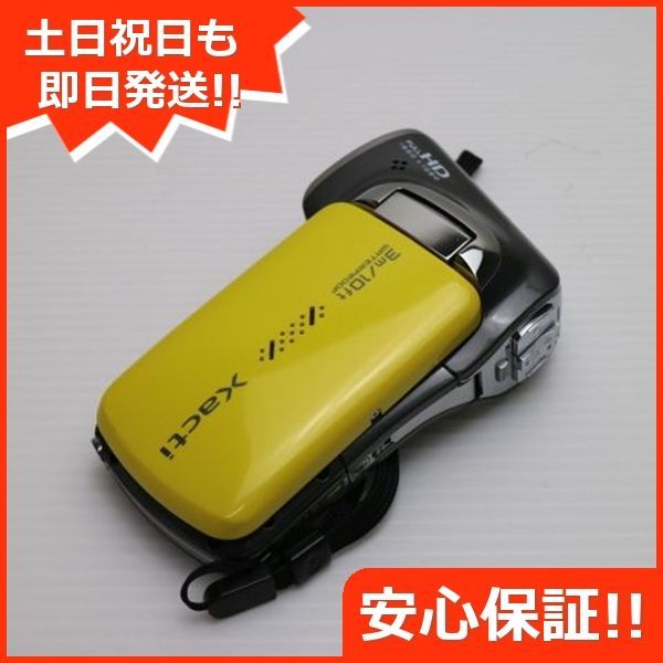 DMX-CA100 イエロー SANYO Xacti デジタルビデオカメラ 本体 土日祝発送OK 07000