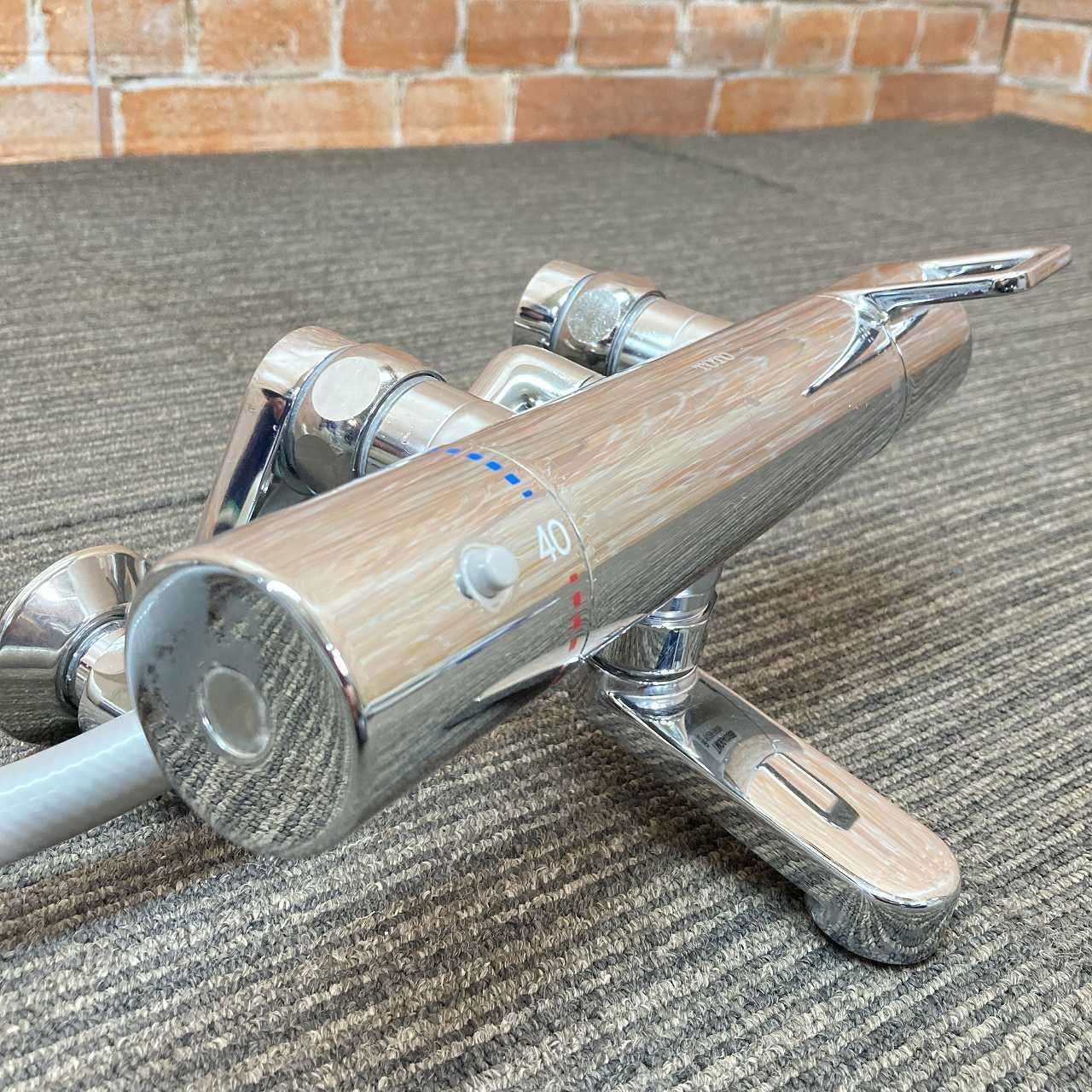 中古品壁掛けタイプTOTO浴室サーモスタット付き水栓　902 Amazon | TOTO 浴室用壁付サーモスタット混合水栓 220mm