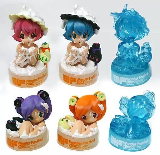 ワンダちゃん リセットちゃん ボトルキャップ 全種セット ワンダーフェスティバル ワンフェス2001 2005ワンダちゃんリセットちゃんボトルキャップ