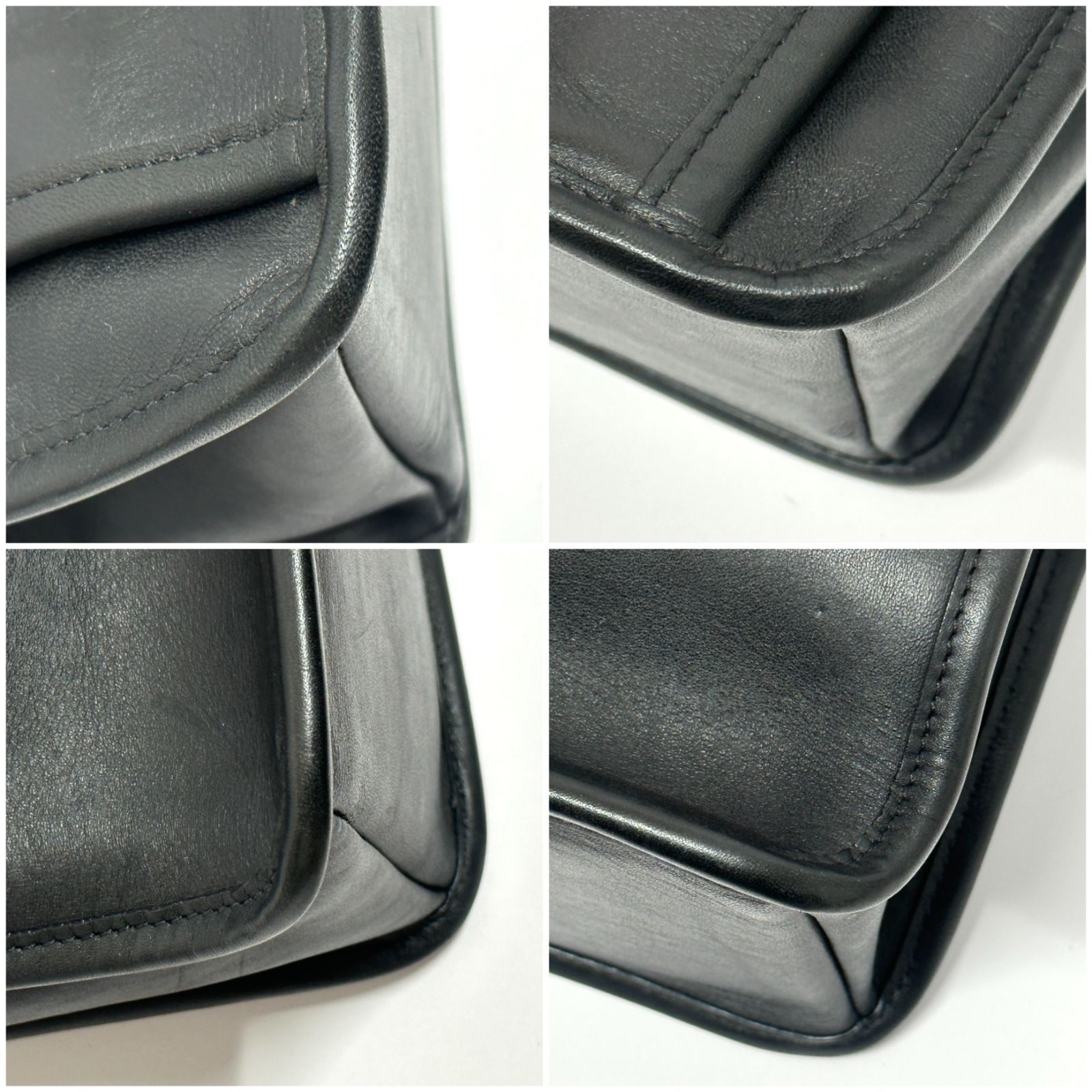 COACH オールドコーチ 2WAY ビジネスバッグ ウィリス 5266 USA製 COACH オールド コーチ 2WAY レザー ブリーフケース 黒