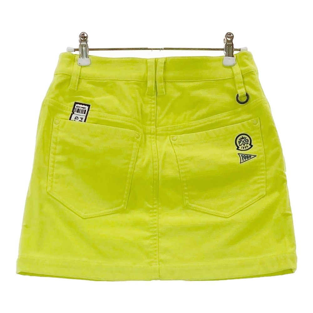 サイズ 00 PEARLY GATES パーリーゲイツ モデル ストレッチスカート イエロー系 240101525110 ゴルフウェア レディース ストスト