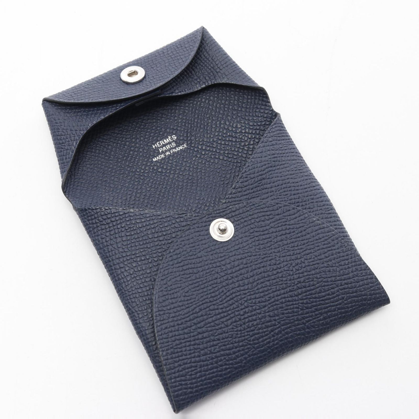 エルメス　美品　バスティア　ブルーニュイ エルメス(HERMES)エルメス バスティア ブルーニュイ コイン
